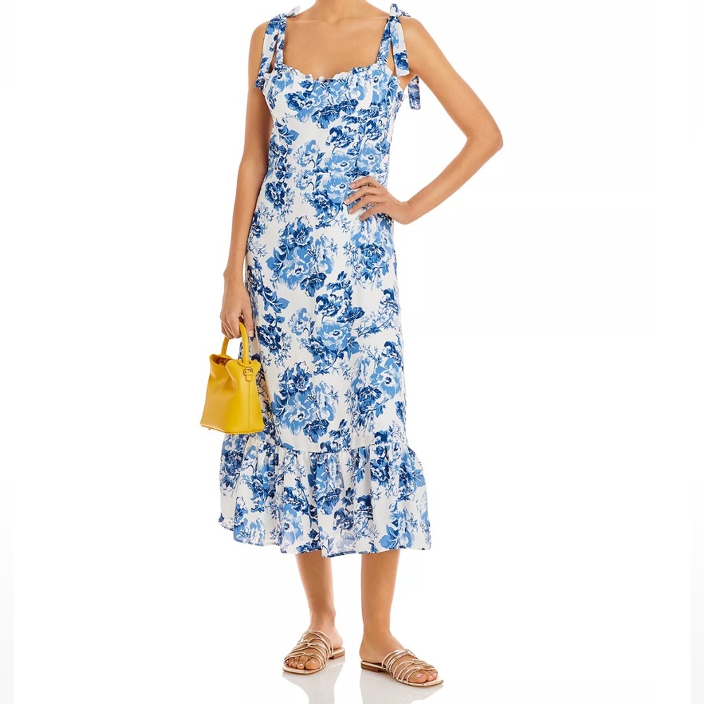 Toile De Jouy Sleeveless Floral Midi Dress - Bloomingdale’s Exclusive
